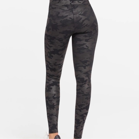 Spanx Faux Leather Camo Leggings - Picture 2 of 5